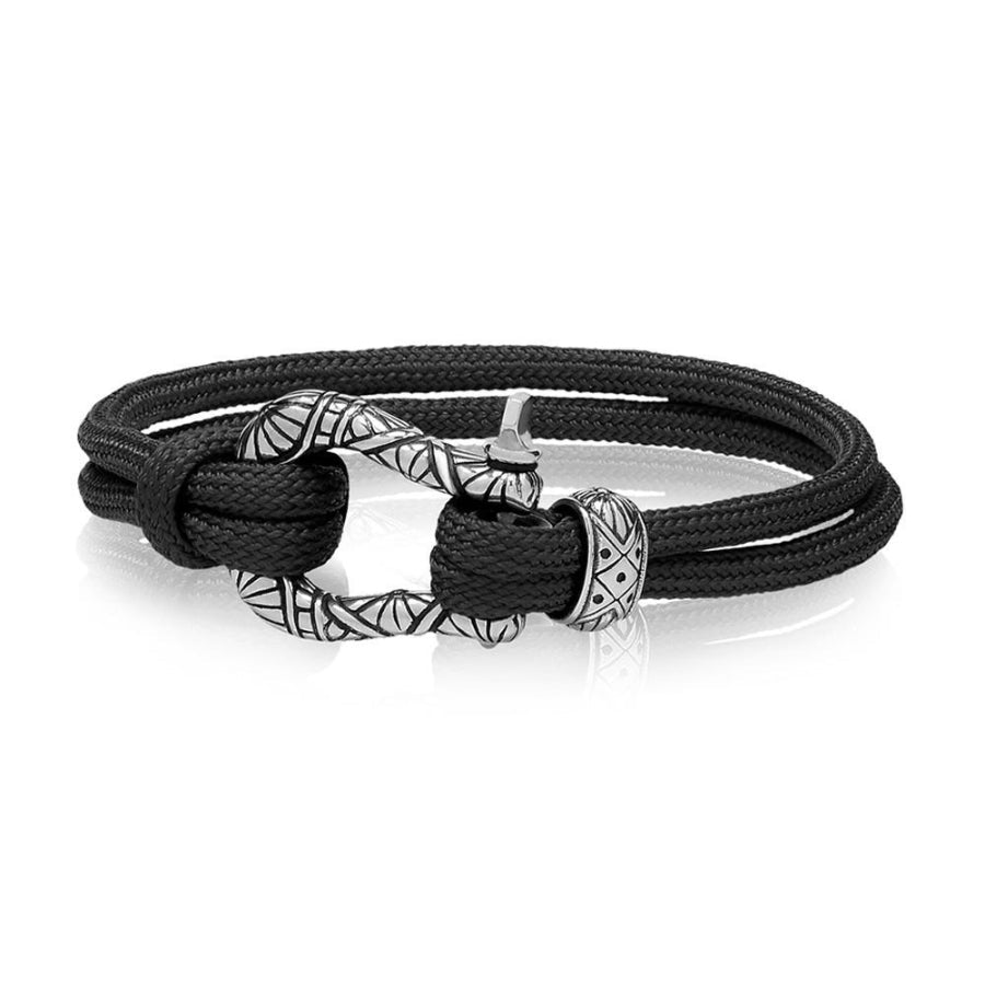 ARZ Steel Cord U Lock Black  -ARZ Steel