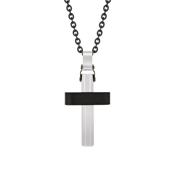 Arz Steel Cross Two Tone Black -ARZ Steel