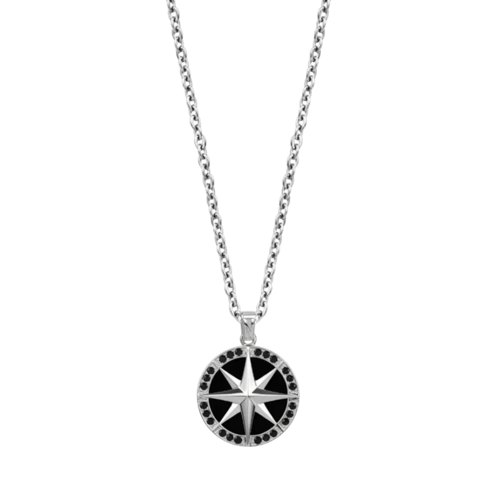 ARZ Stone-Set North Star Pendant -Spilhaus