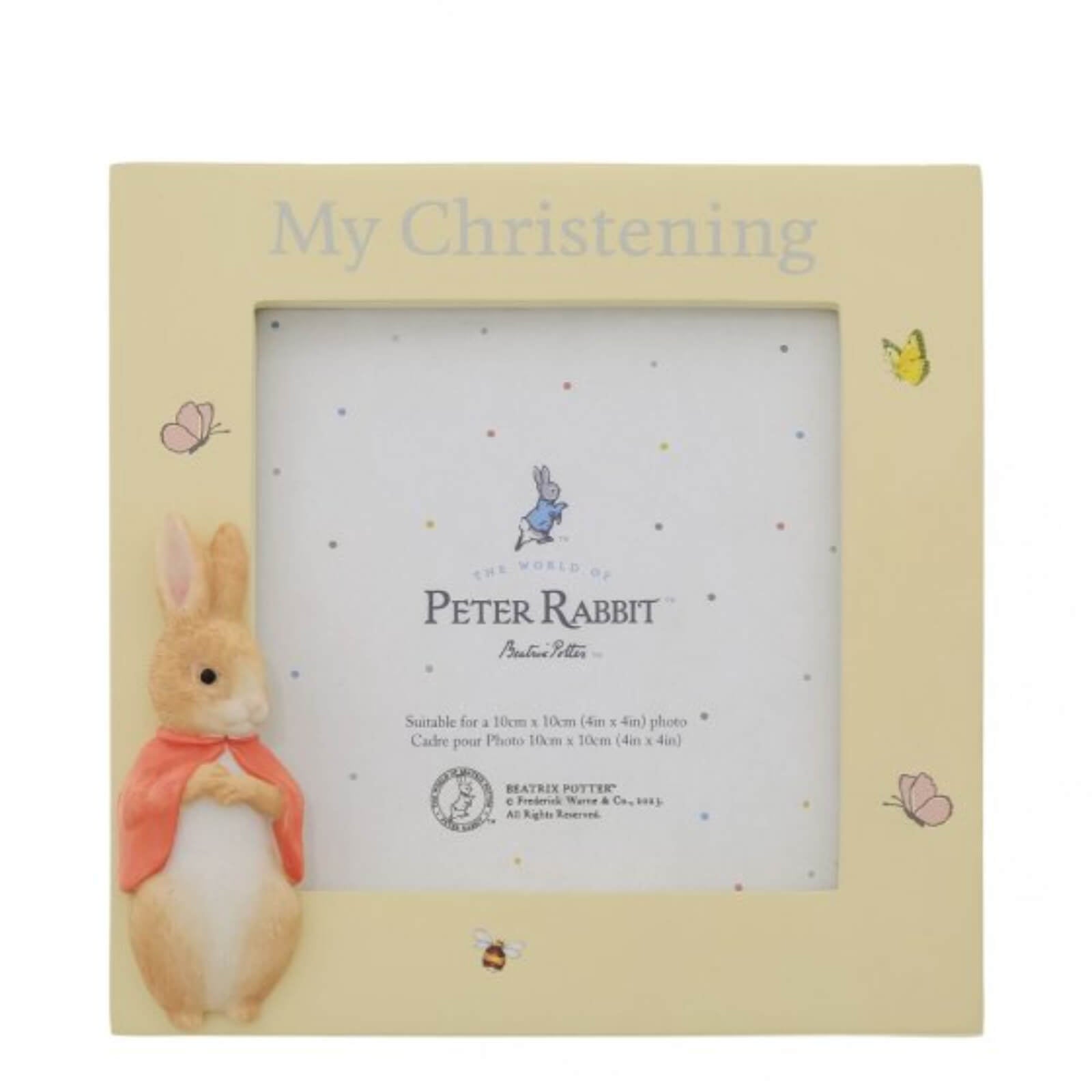 Beatrix Potter Frame Flopsy Christening -Beatrix Potter