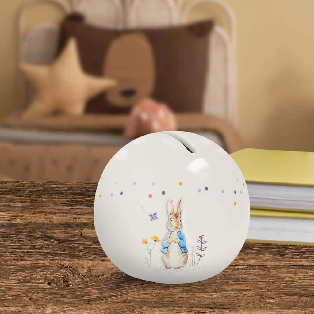 Beatrix Potter Money Box Ceramic Peter Rabbit -Beatrix Potter