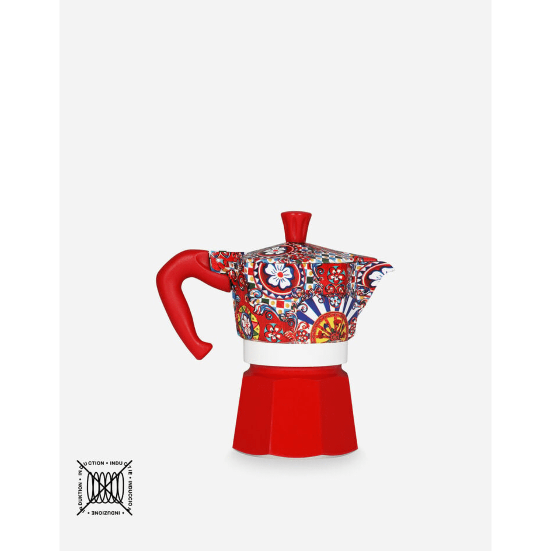 Bialetti Espresso Coffee Maker Red Mediterraneo Dolce & Gabbana -Bialetti