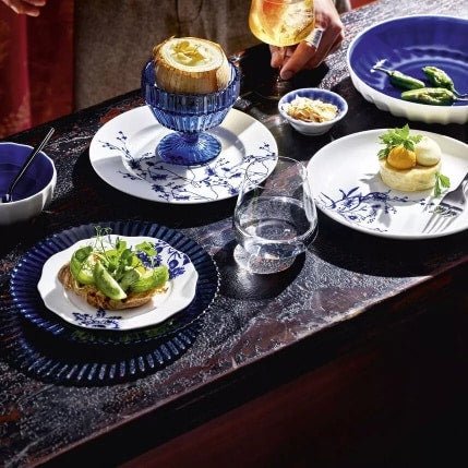 BLUE BOTANIC Plate Flat Rim 16.5cm Set of 4 -United Tables