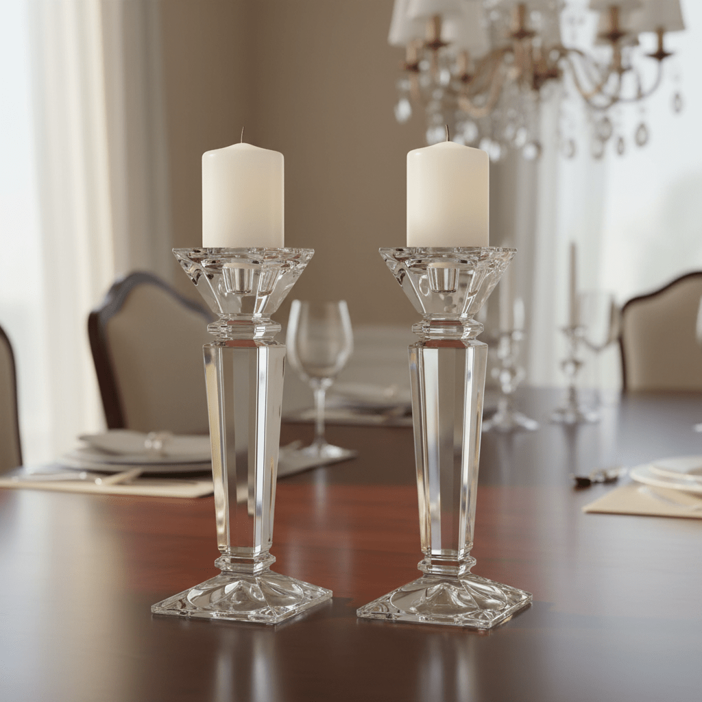 Bohemia Candlestick Empery 300mm Set of 2 -Bohemia Crystal