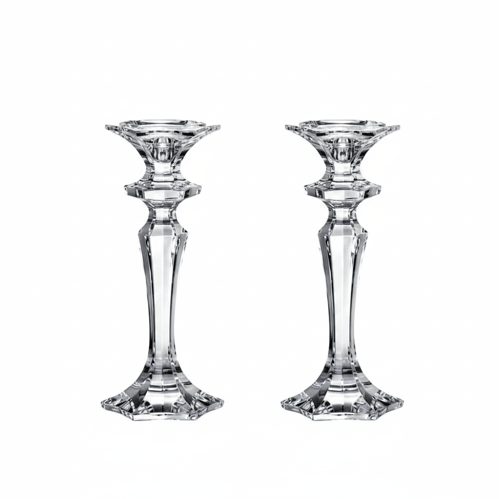 Bohemia Candlestick Luxor 25.5cm Set of 2 -Bohemia Crystal