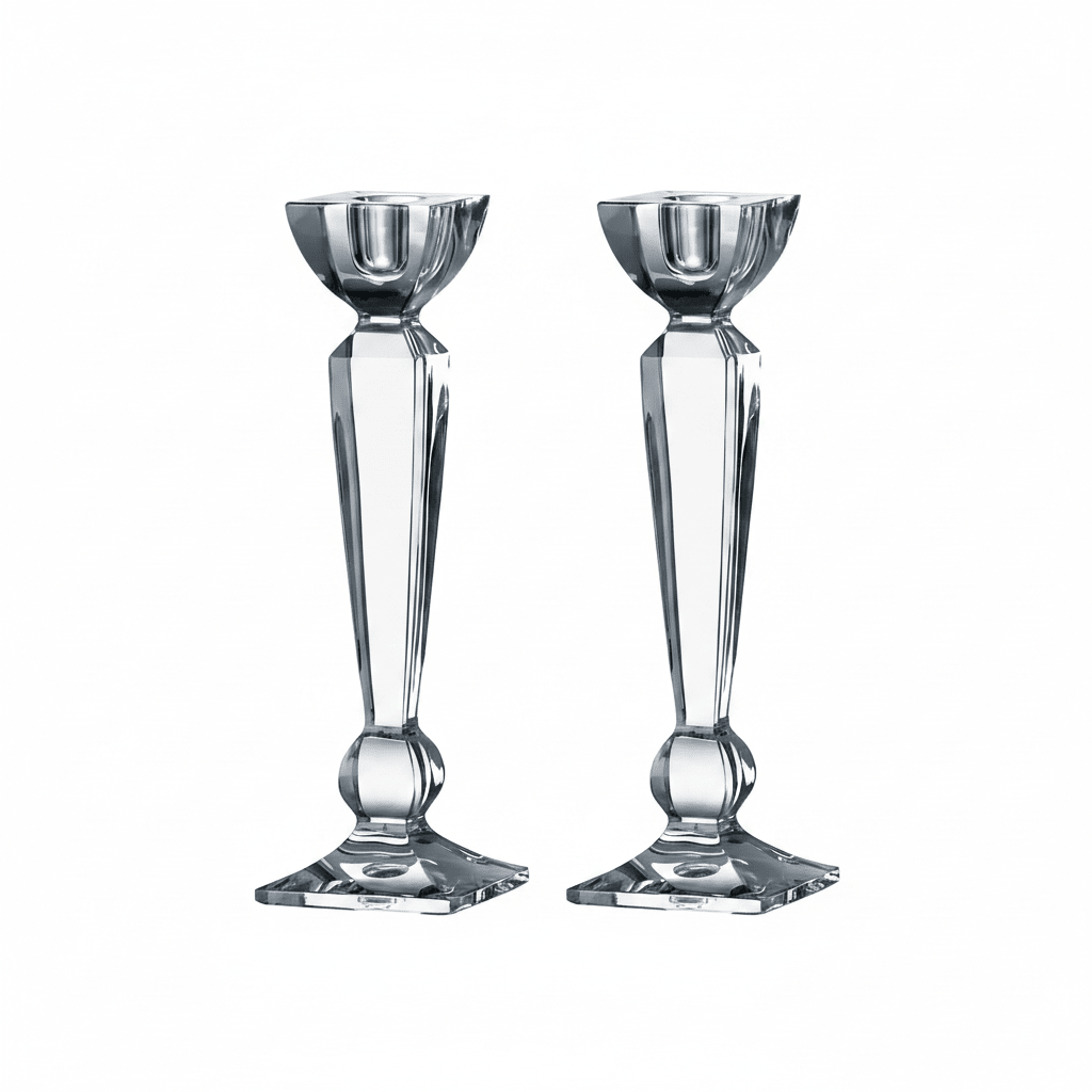 Bohemia Candlestick Olympia 255mm Set of 2 -Bohemia Crystal