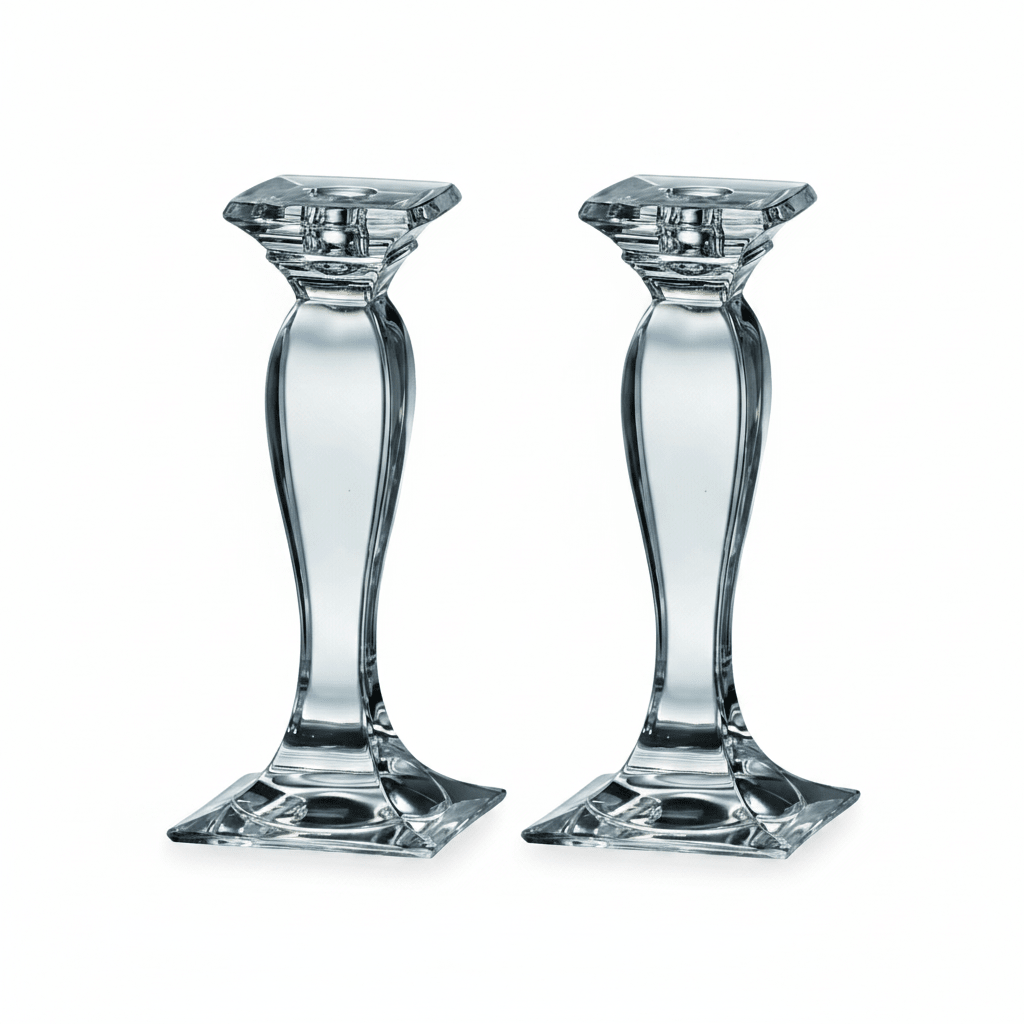 Bohemia Candlestick Prince 255mm Set of 2 -Bohemia Crystal