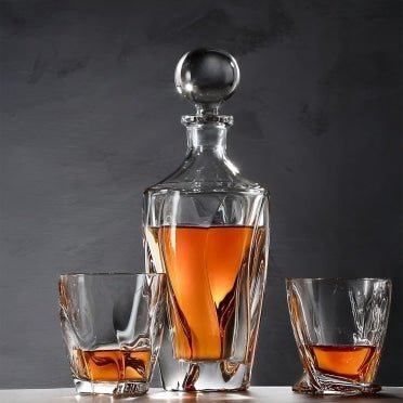 Bohemia Crystal Barley Twist 7 Piece Set -Bohemia Crystal