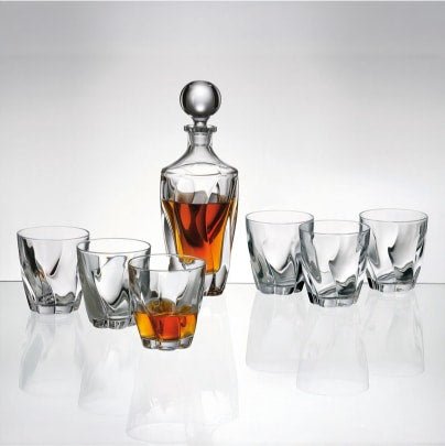 Bohemia Crystal Barley Twist 7 Piece Set -Bohemia Crystal