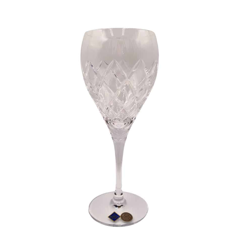 Bohemia Crystal Goblet Fiona Diamond 420ml Set Of 6 -Bohemia Crystal