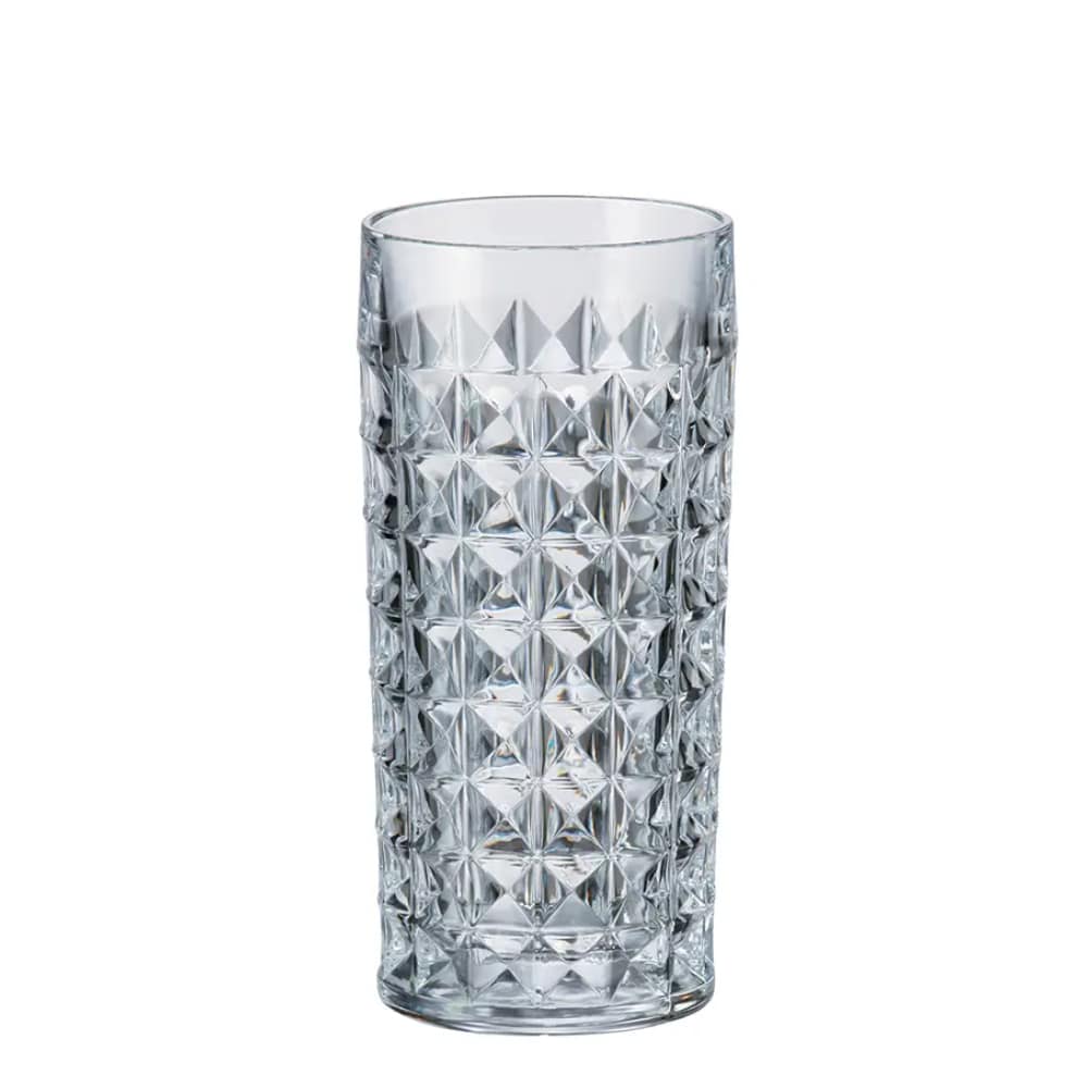 Bohemia Crystal Highball Tumbler Diamond 260ml Set of 6 -Bohemia Crystal