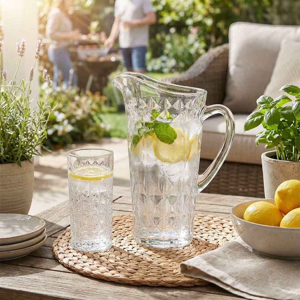 Bohemia Crystal Highball Tumbler Diamond 260ml Set of 6 -Bohemia Crystal