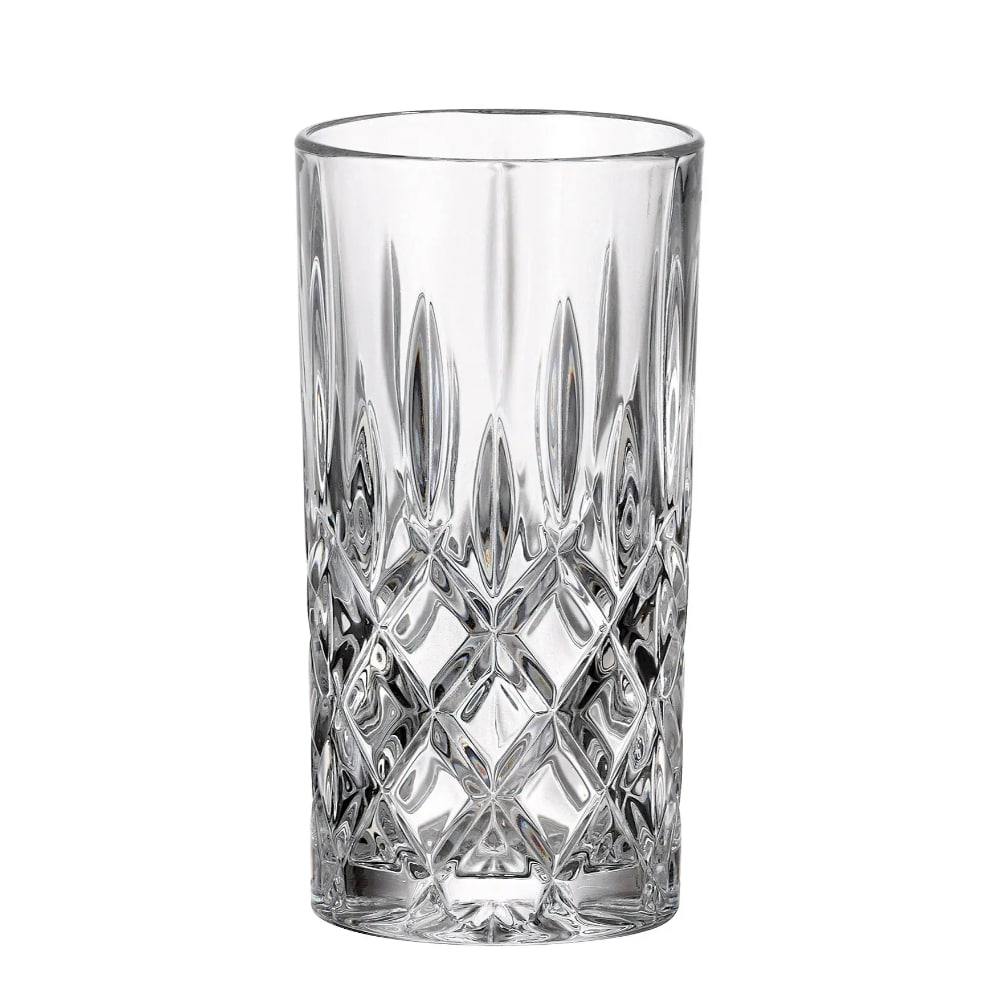 Bohemia Crystal Highball Tumbler Sheffield 380ml Set of 6 -Bohemia Crystal