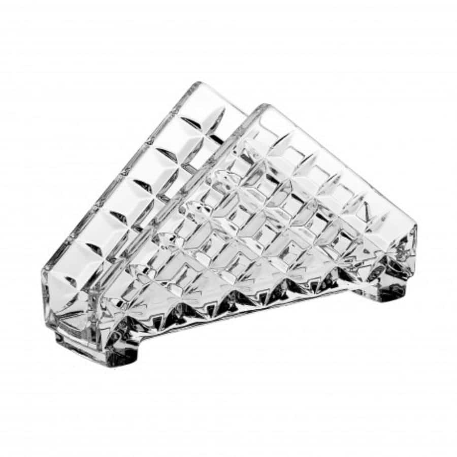 Bohemia Crystal Napkin Holder Diamond -Bohemia Crystal