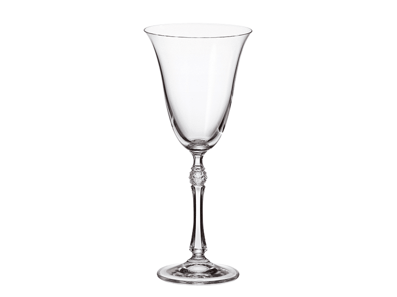 Bohemia Crystal Red Wine Parus 350Ml (Set Of 6) -Bohemia Crystal