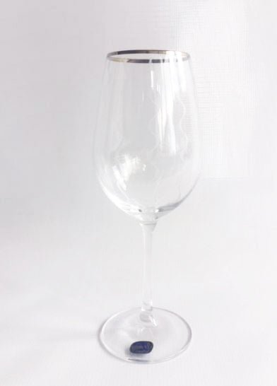 Bohemia Crystal Red Wine Viola Romantica 450Ml Each -Bohemia Crystal
