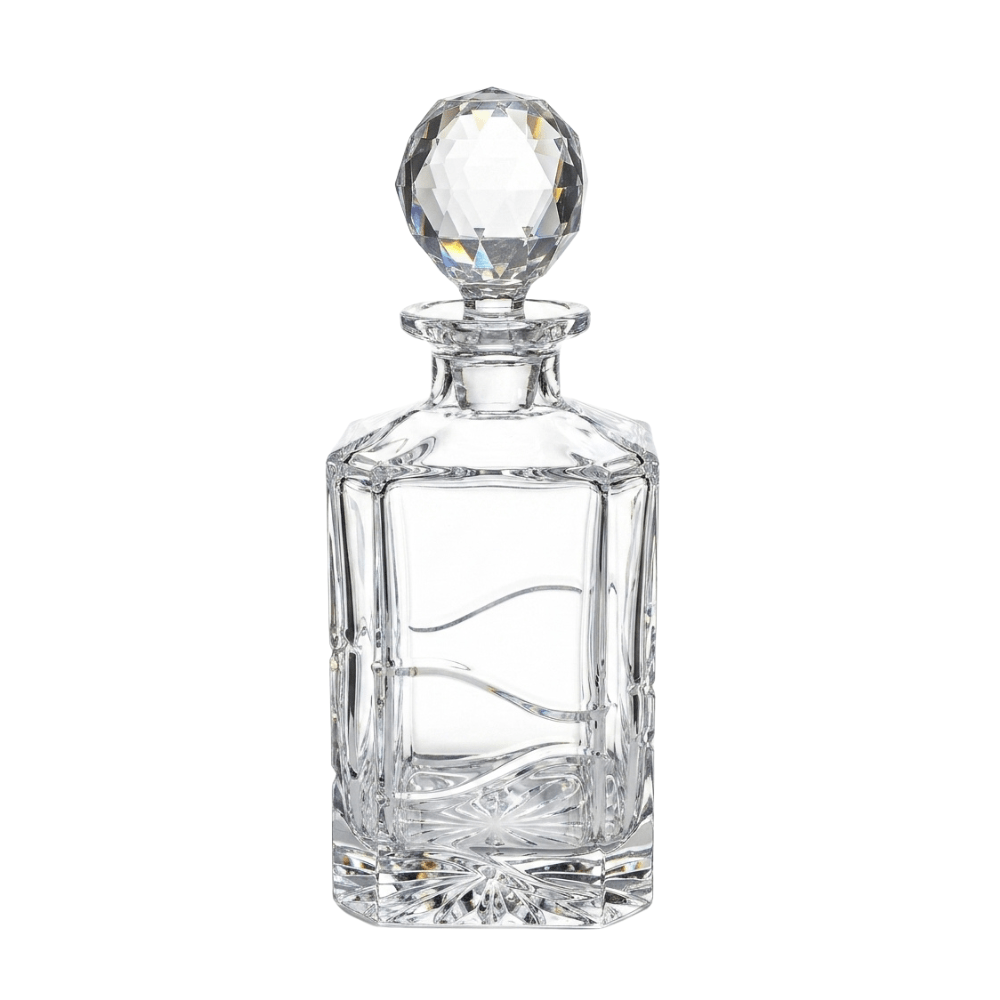 Bohemia Crystal Spirit Decanter Fiona Ribbon -Bohemia Crystal