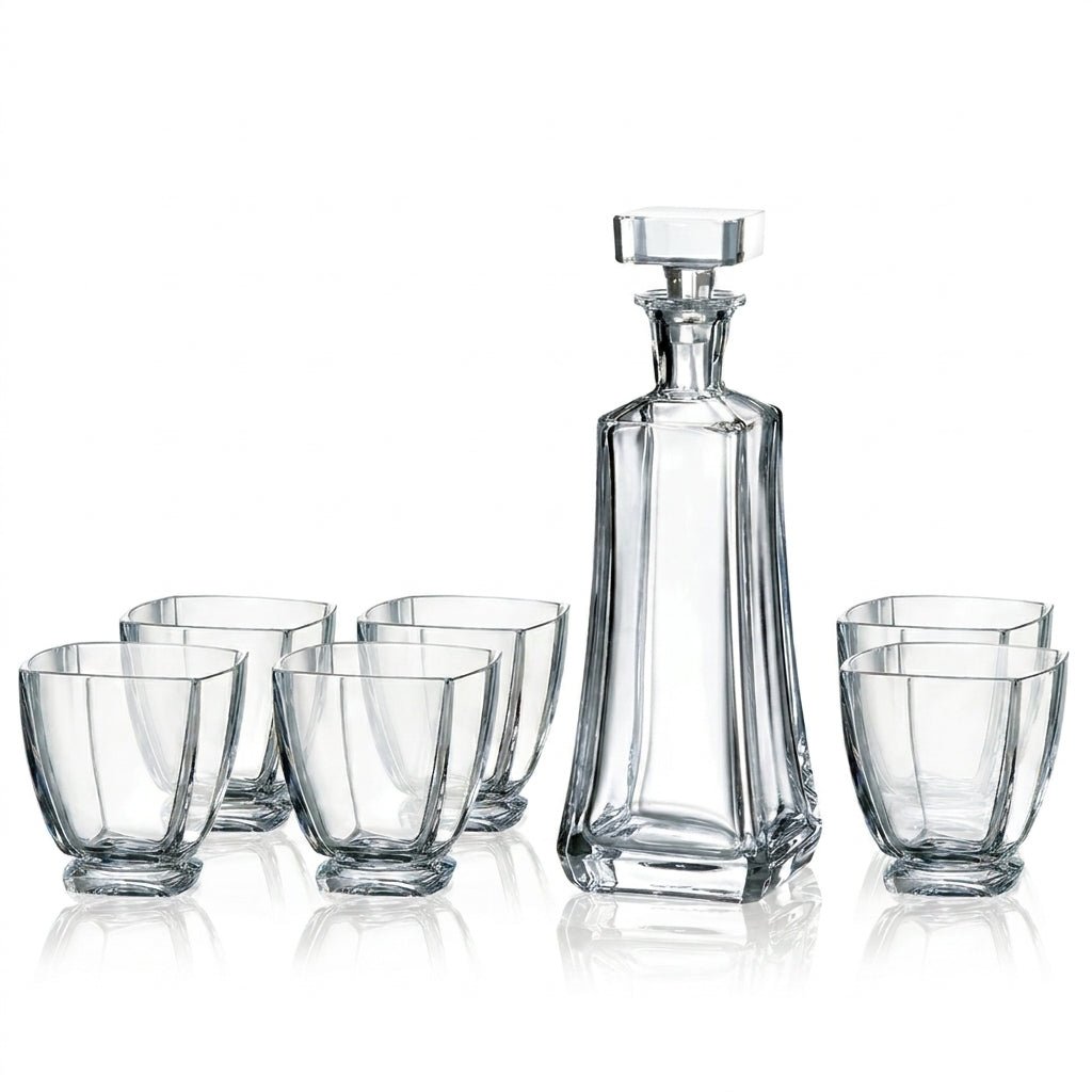 Bohemia Crystal Spirit Set Arezzo 7 Piece Set -Bohemia Crystal