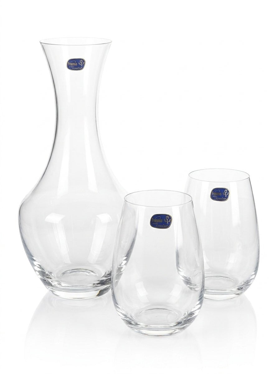 Bohemia Crystal Water Set Giselle (Set Of 3 ) -Bohemia Crystal