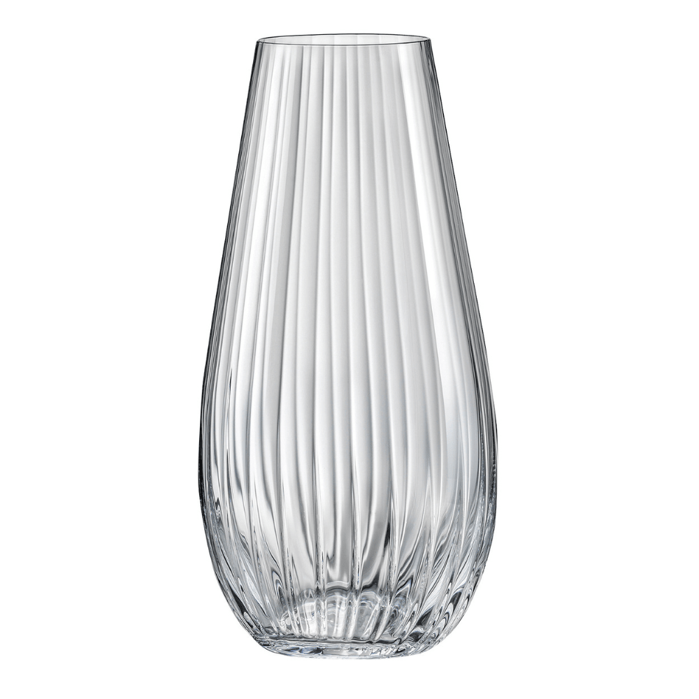 Bohemia Crystal Waterfall Vase 305MM Opt.22 -Bohemia Crystal