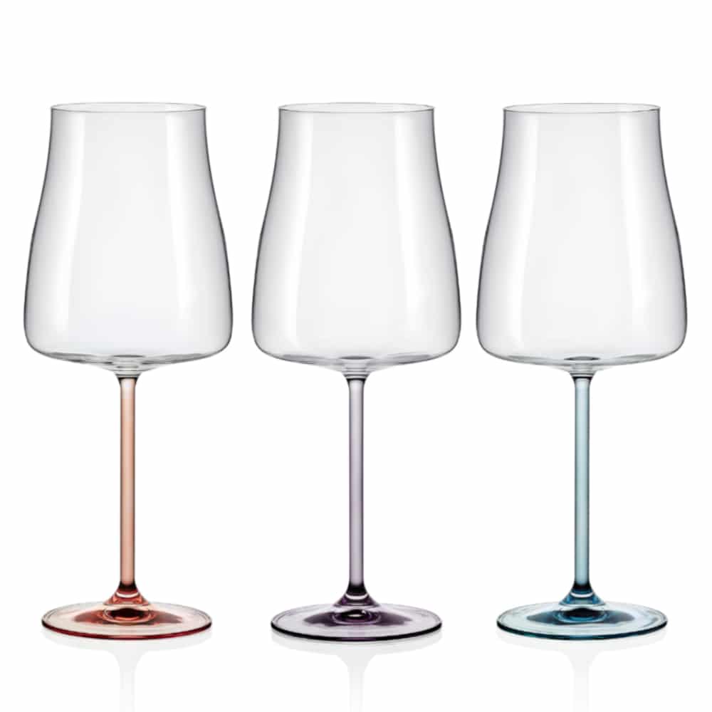 Bohemia Crystal Wine Spectrum 400ml Set of 6 -Bohemia Crystal