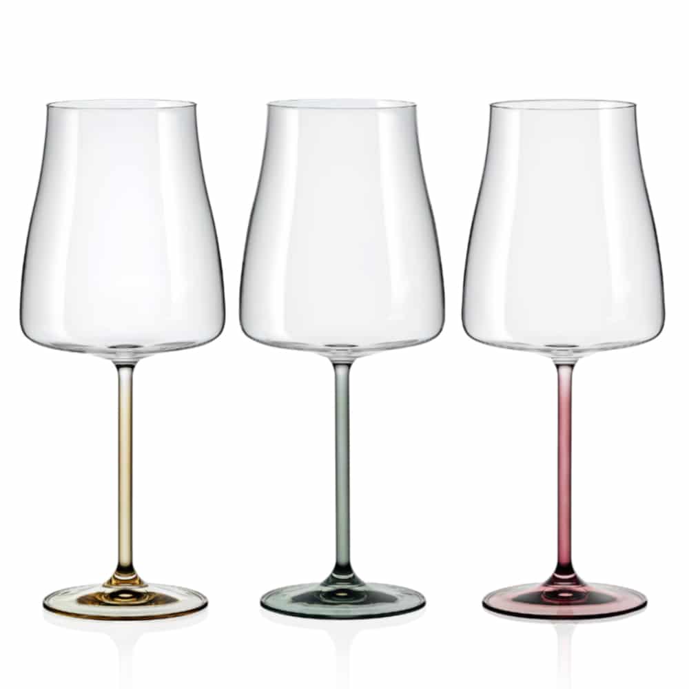 Bohemia Crystal Wine Spectrum 400ml Set of 6 -Bohemia Crystal