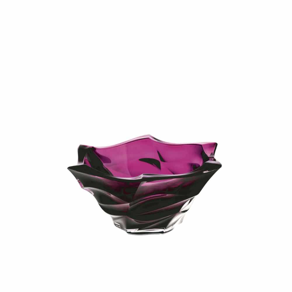 Bohemia Middle Bowl Flamenco Purple 205mm -Bohemia Crystal