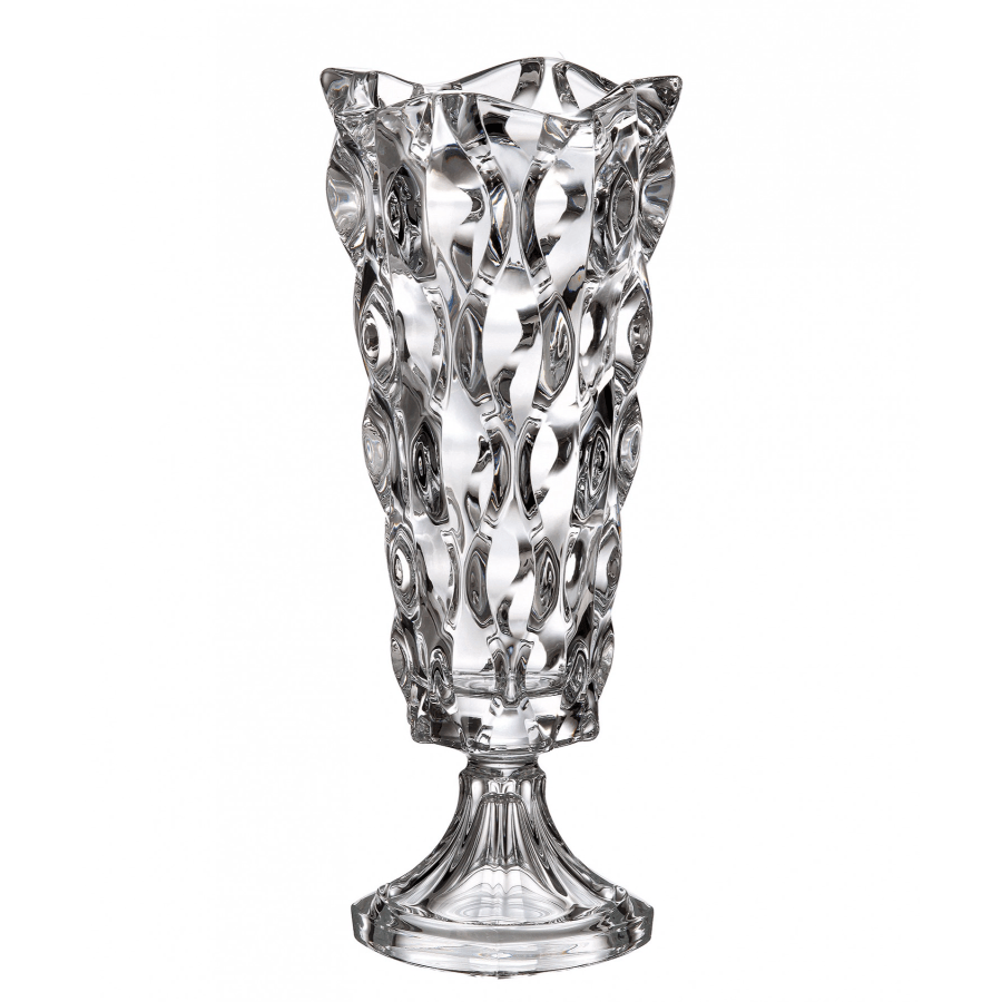 Bohemia Samba Footed Vase 405mm -Bohemia Crystal