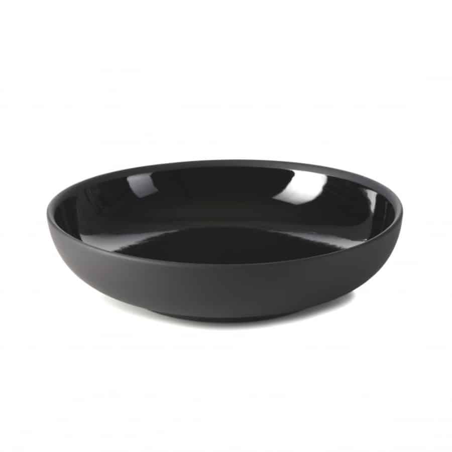 Bowl Solid Individual Black/Black 17.5cm -Revol