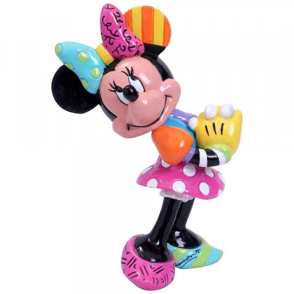 Britto Disney Mini Figurine Minnie Mouse Blushing Mini -Disney
