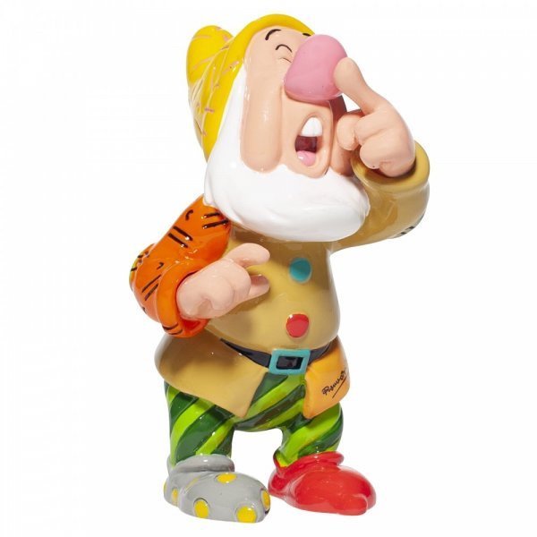 Britto Disney Mini Figurine Sneezy -Disney