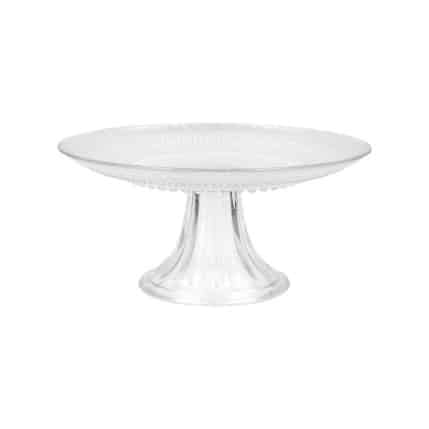 Cake Stand 21.5cm Clear -United Tables
