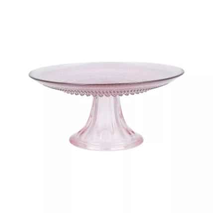 Cake Stand 21.5cm Pink -United Tables