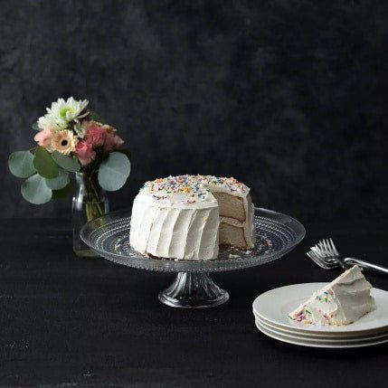Cake Stand 33cm Clear -United Tables