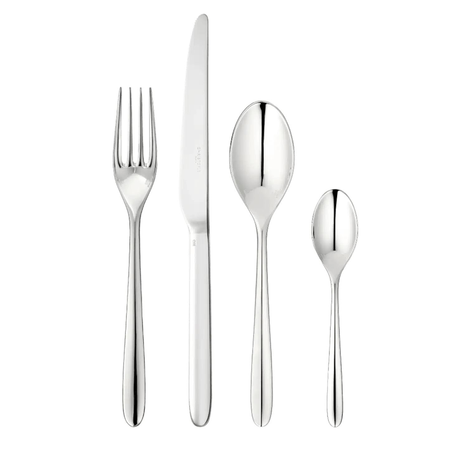 Christofle Mood Silver Plated 24 Piece Set -Christofle
