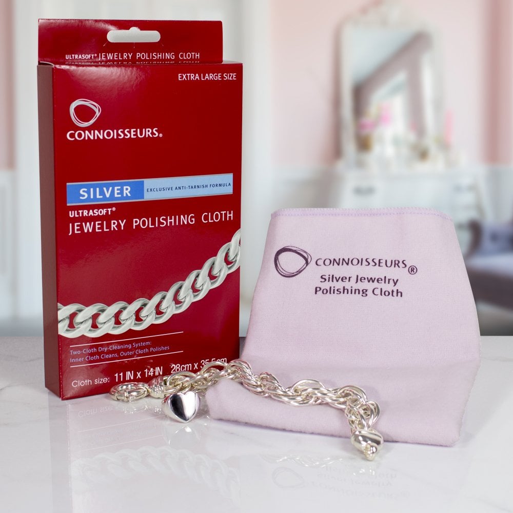 Connoisseurs Jewellery Polishing Cloth For Silver -Connoisseurs