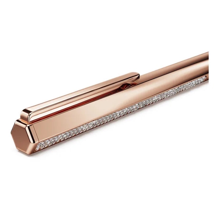Crystal Shimmer Ballpoint Pen Rose gold tone Rose gold-tone finish -Swarovski