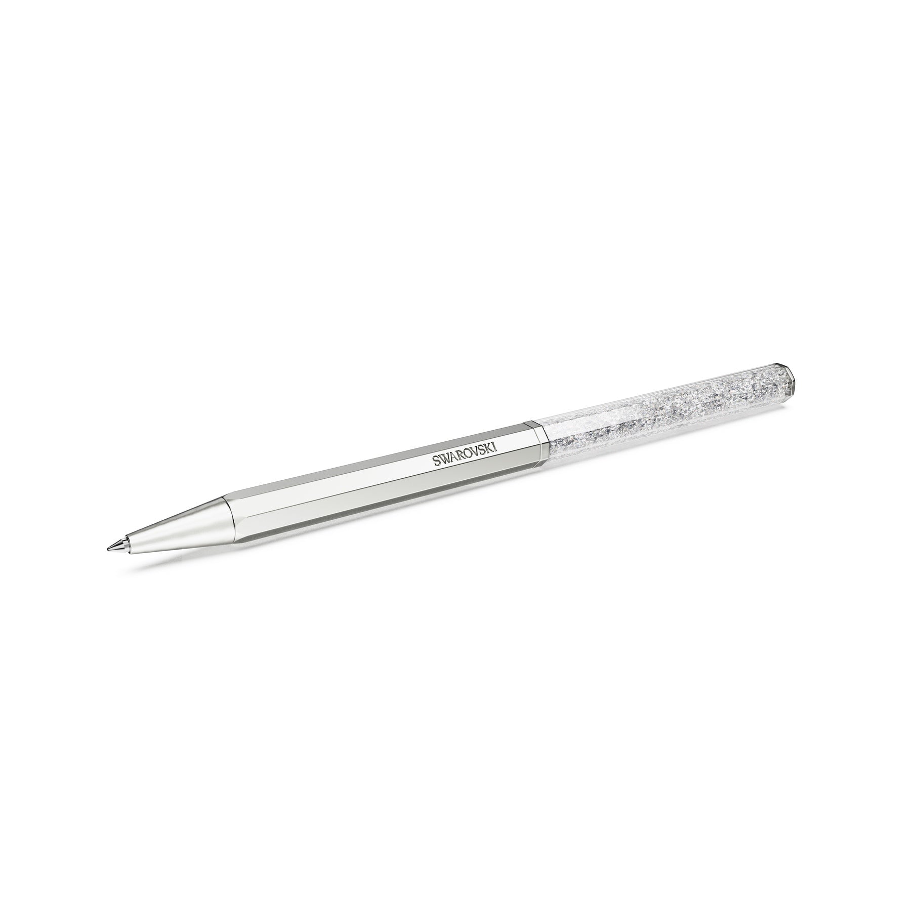 Crystalline Ballpoint Pen White -Swarovski