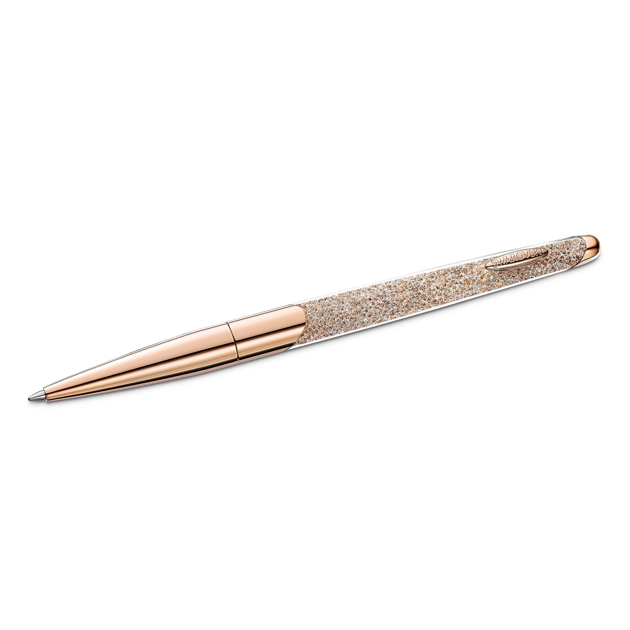Crystalline Nova Ballpoint Pen, Gold Tone, Rose-Gold Tone Plated -Swarovski