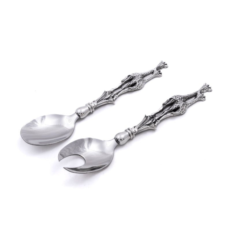 Earth Angel Giraffe Booty Salad Servers -Earth Angel