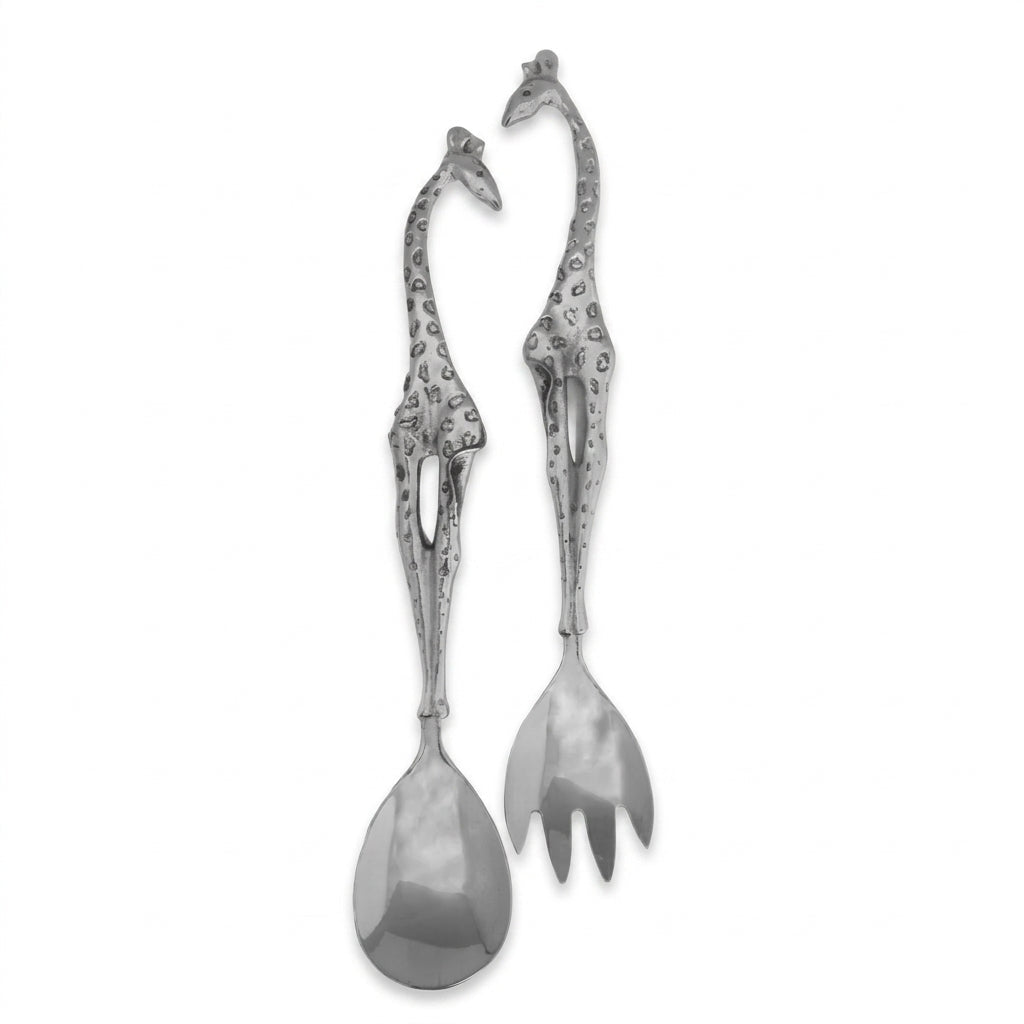 Earth Angel Giraffe Salad Servers Small -Earth Angel