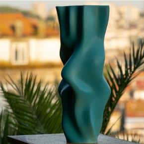 Flo Vase - Verdigris -Claraval