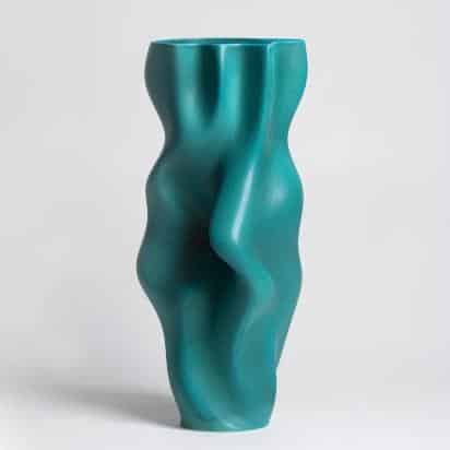 Flo Vase - Verdigris -Claraval