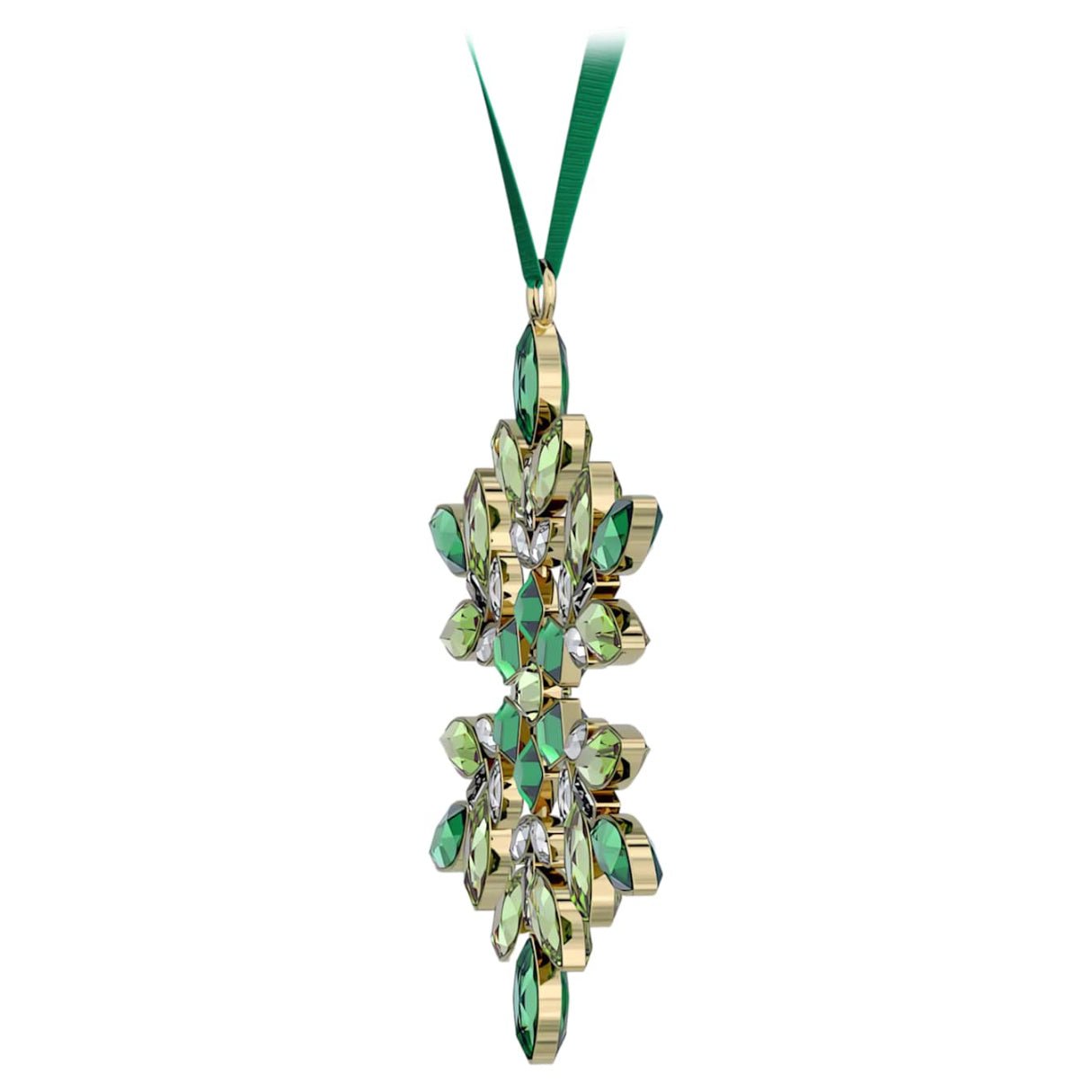 Gema Holiday Ornament Green -Swarovski