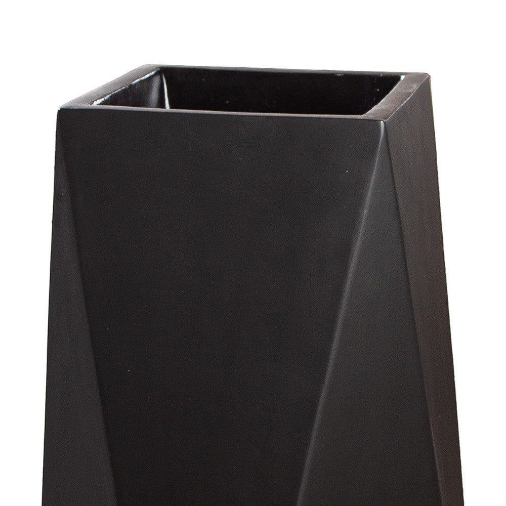 Gide Planter XXL Fiberglass Black -Gilde