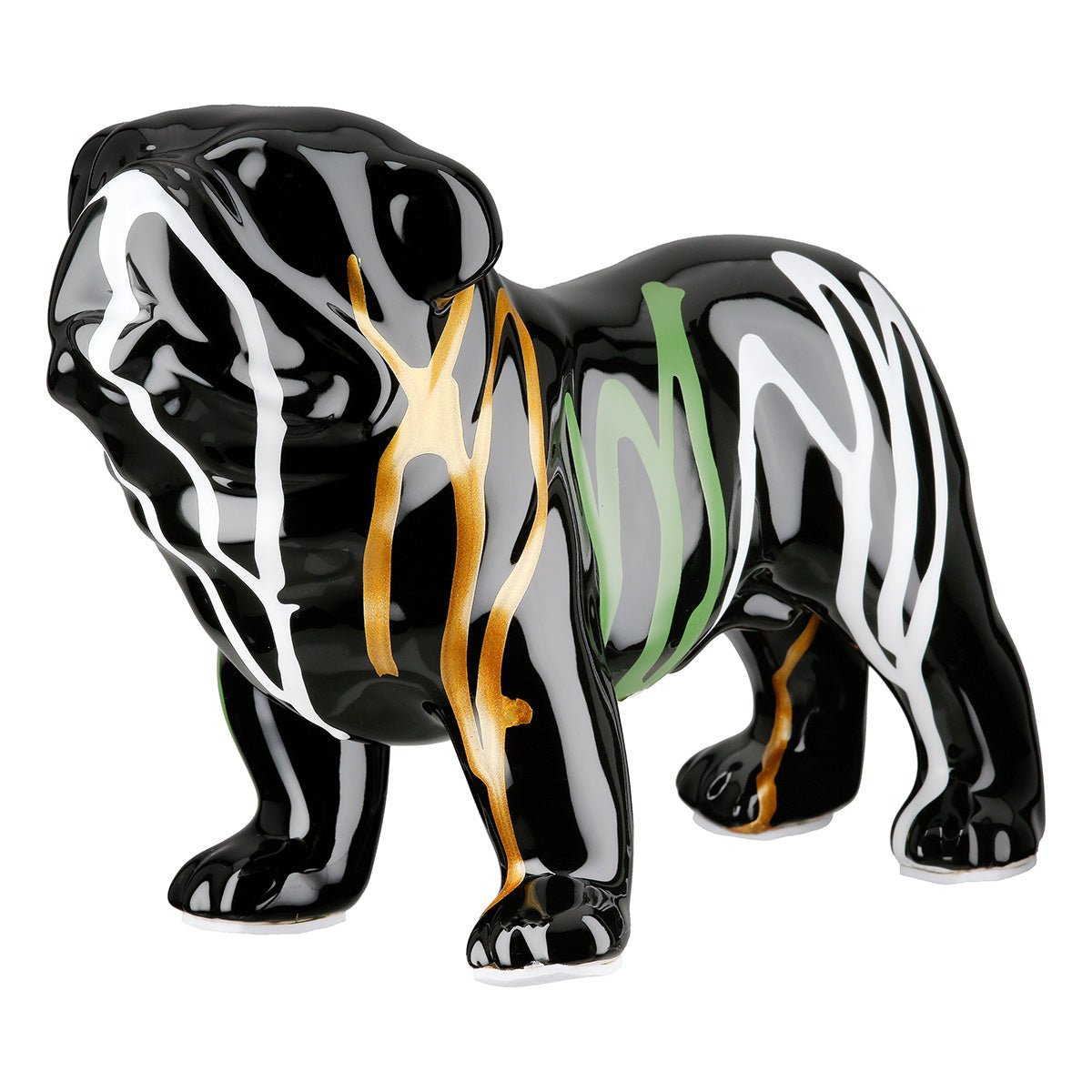 Gilde Figure Bulldog Standing Scuro Black -Gilde