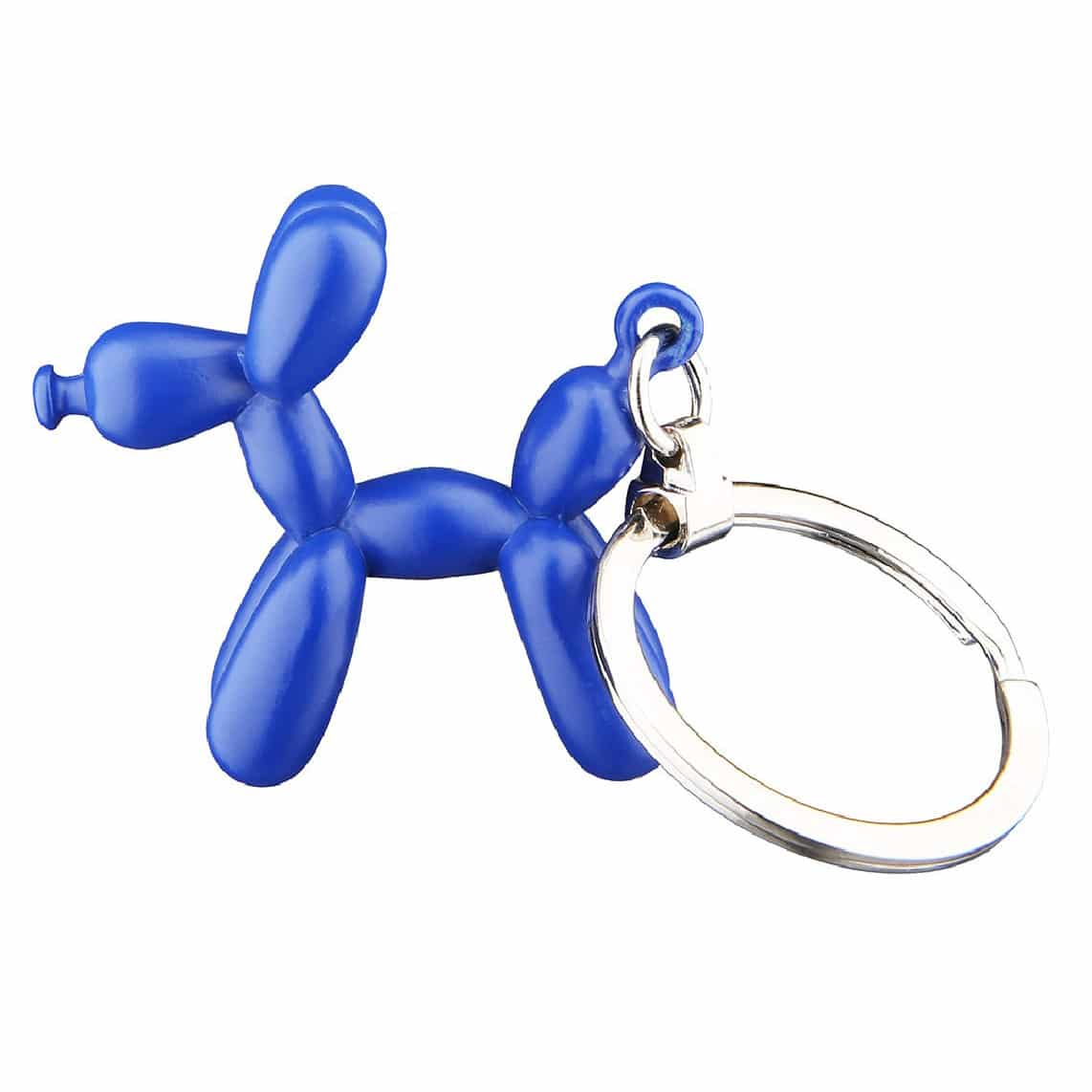 Gilde Key Ring Balloon Dog Metal Blue -Gilde