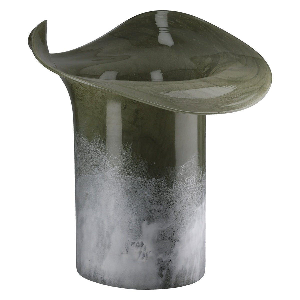 Gilde Vase Glassart Ambos Green 30cm -Gilde