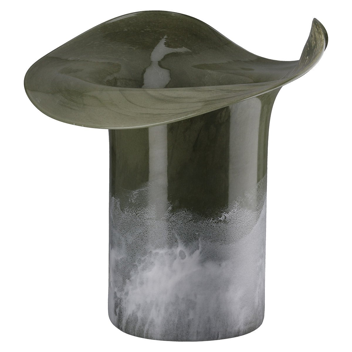 Gilde Vase Glassart Ambos Green 30cm -Gilde
