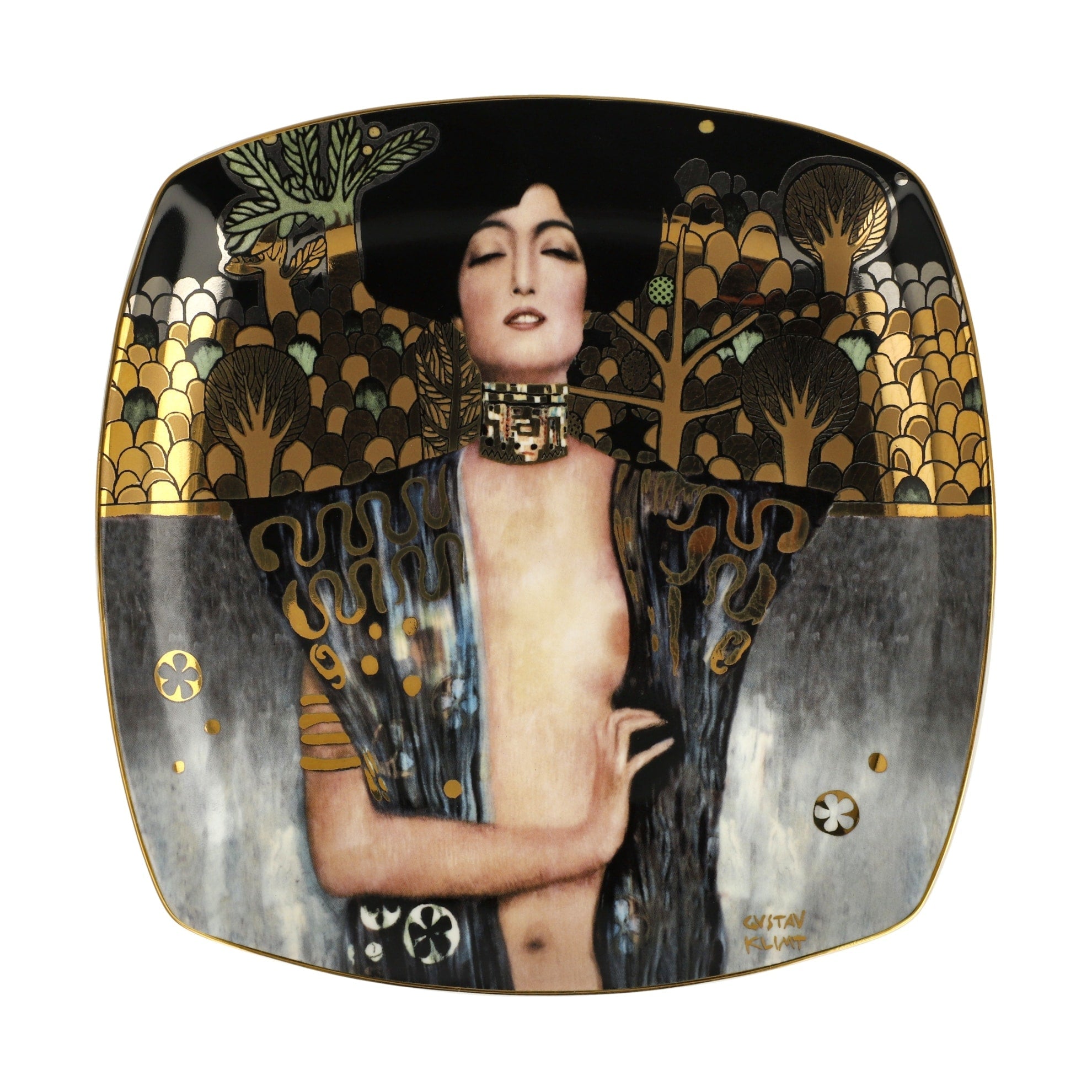 Goebel Dessert Plate Judith I Gustave Klimt -Goebel